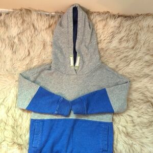 Boden gray and blue kid's hoodie 💙